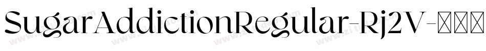 SugarAddictionRegular-Rj2V字体转换