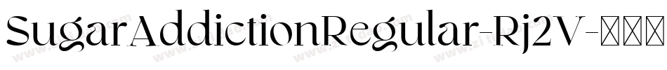 SugarAddictionRegular-Rj2V字体转换