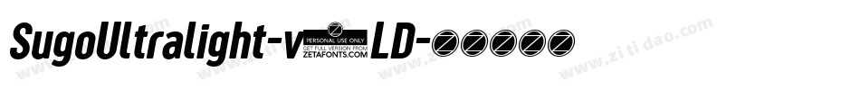 SugoUltralight-v5LD字体转换 SugoUltralight-v5LD字体转换