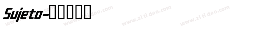 Sujeta字体转换