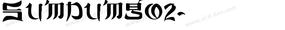 SUMDUMGO2字体转换