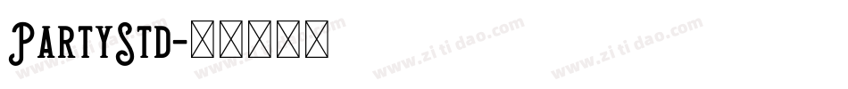 PartyStd字体转换