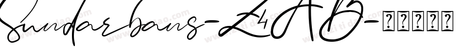 Sundarbans-Z4AB字体转换