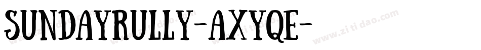 SundayRully-axYqE字体转换