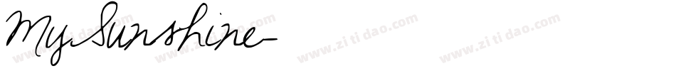 MySunshine字体转换
