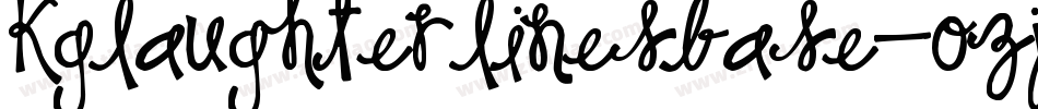 KgLaughterLinesBase-OzJ4字体转换