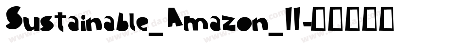 Sustainable_Amazon_II字体转换