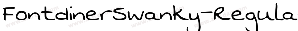 FontdinerSwanky-Regular字体转换