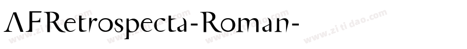 AFRetrospecta-Roman字体转换
