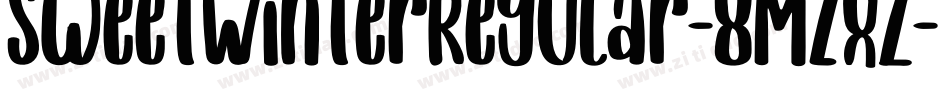SweetWinterRegular-8MZxz字体转换
