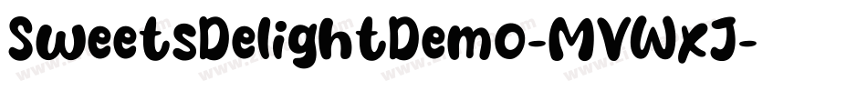 SweetsDelightDemo-MVWxJ字体转换