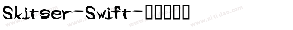 Skitser-Swift字体转换