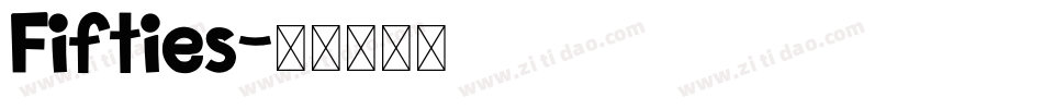 Fifties字体转换