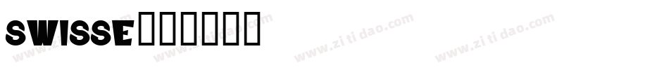 swisse字体转换