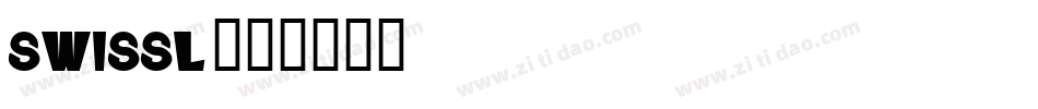 swissl字体转换