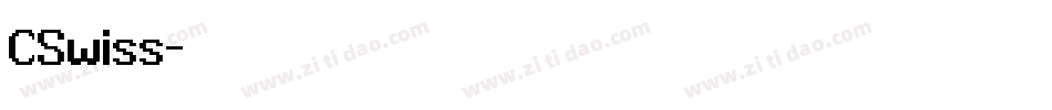CSwiss字体转换