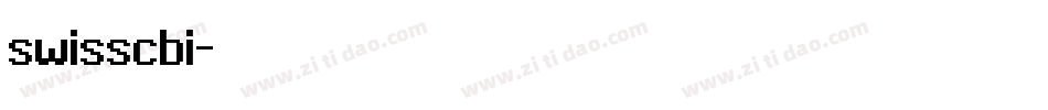 swisscbi字体转换