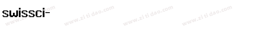 swissci字体转换