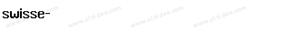 swisse字体转换