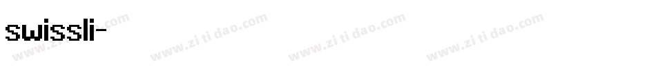 swissli字体转换