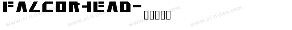 Falconhead字体转换