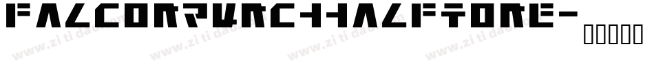 falconpunchhalftone字体转换