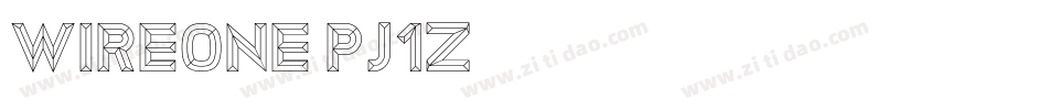 WireOne-PJ1Z字体转换