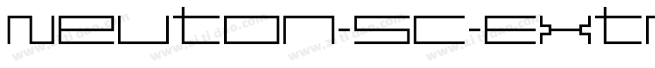 Neuton-SC-Extralight字体转换