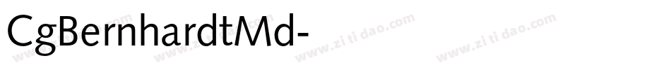 CgBernhardtMd字体转换