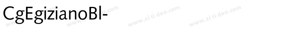CgEgizianoBl字体转换