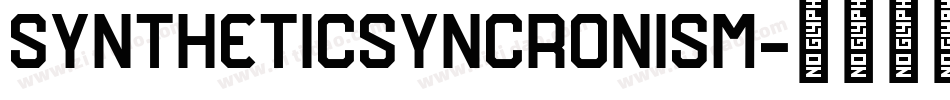 SYNTHETICSYNCRONISM字体转换