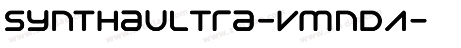 SynthaUltra-vmndA字体转换