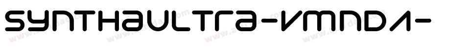 SynthaUltra-vmndA字体转换