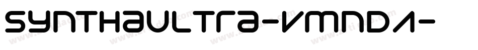 SynthaUltra-vmndA字体转换