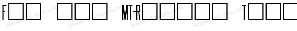FournierMT-RegularTallCaps字体转换