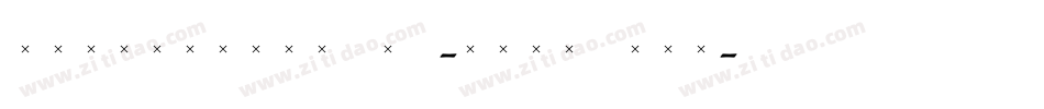 HighlanderITC-BookItal字体转换
