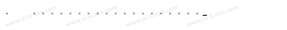 TCAdministerHandtooled字体转换