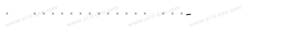 TCAdministerBoldCond字体转换