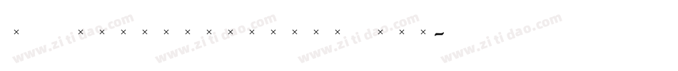 TCAdministerBoldCond字体转换