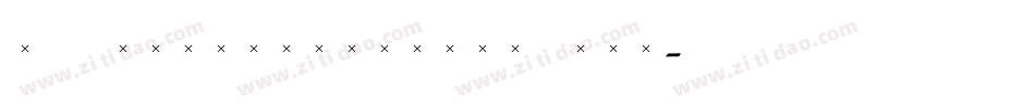 TCAdministerBoldCond字体转换
