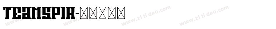 TEAMSPIR字体转换