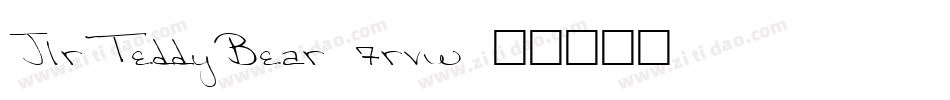 JlrTeddyBear-7rvw字体转换