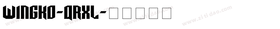 Wingko-qRxl字体转换