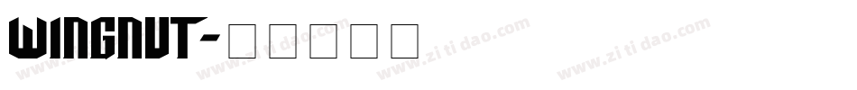 Wingnut字体转换