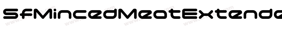 SfMincedMeatExtended-RqAl字体转换