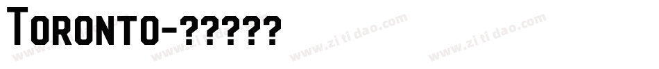 Toronto字体转换
