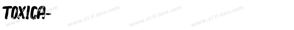 Toxica字体转换