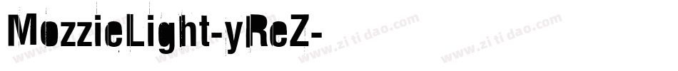 MozzieLight-yReZ字体转换