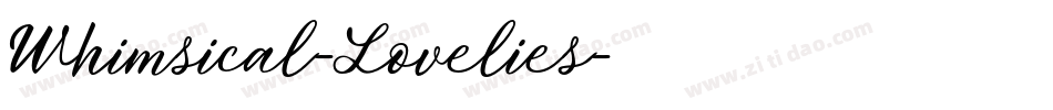 Whimsical-Lovelies字体转换