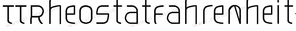 TTRheostatFahrenheit-Medium字体转换